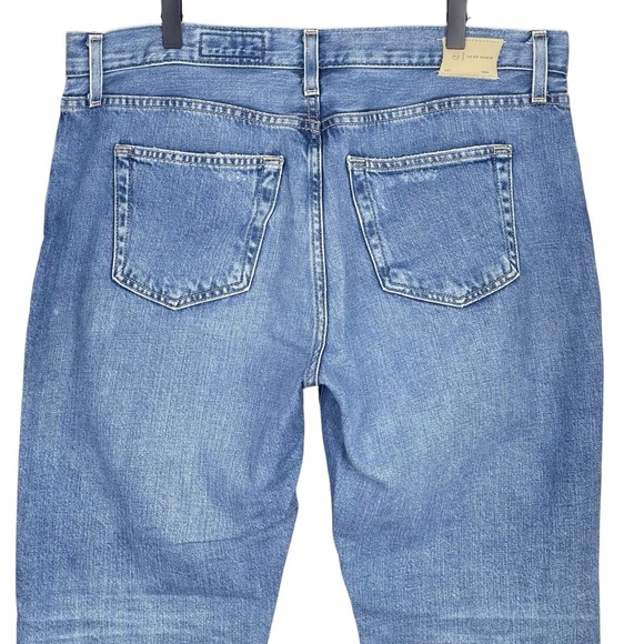 AG Jeans Womens 32 Ex Boyfriend Slouchy Slim High Rise Ripped Knee Rigid Denim - Picture 5 of 8